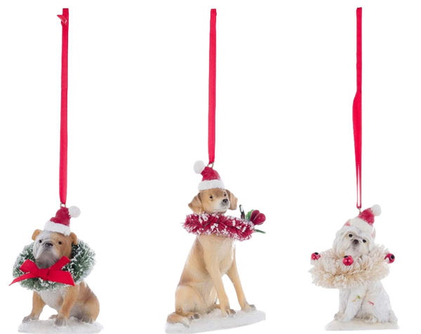 DECORAZIONE NATALIZIA CANI