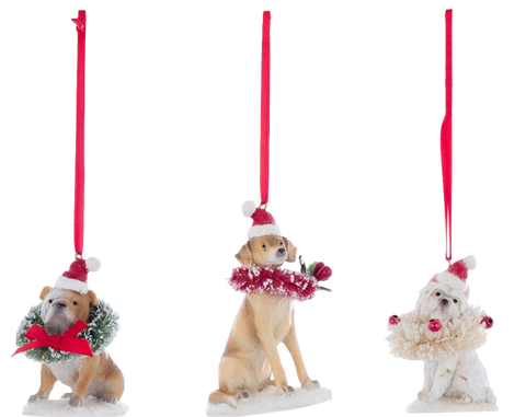 DECORAZIONE NATALIZIA CANI