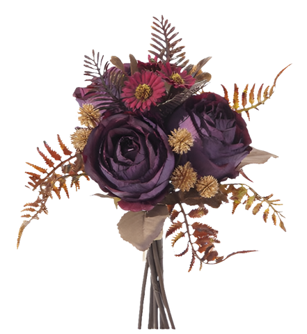 BOUQUET DI ROSE BORDEAUX