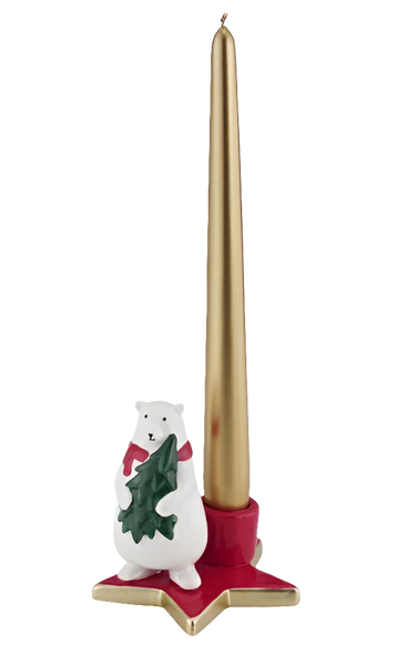 PORTACANDELA CERAMICA