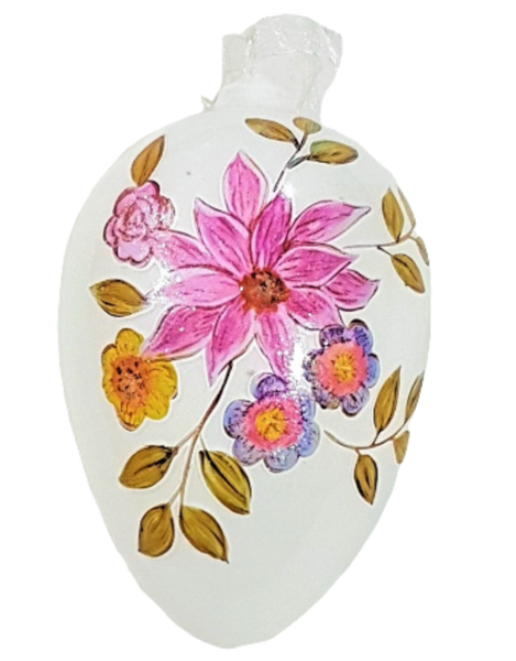 UOVO IN VETRO DECORATO