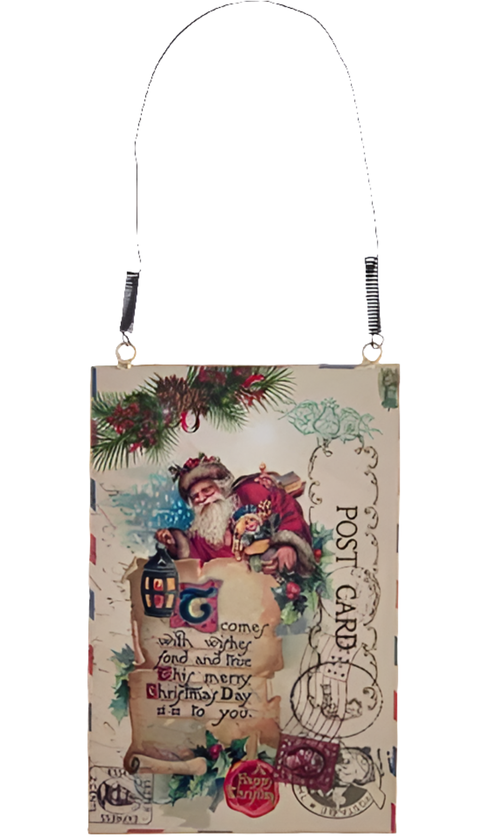 DECORAZIONE DI NATALE IN LATTA