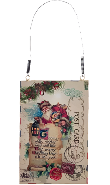 DECORAZIONE DI NATALE IN LATTA