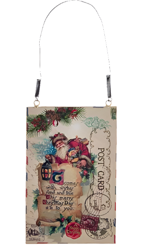 DECORAZIONE DI NATALE IN LATTA