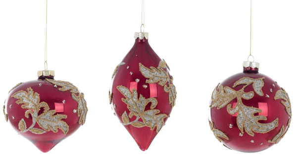 DECORAZIONE NATALIZIA IN VETRO