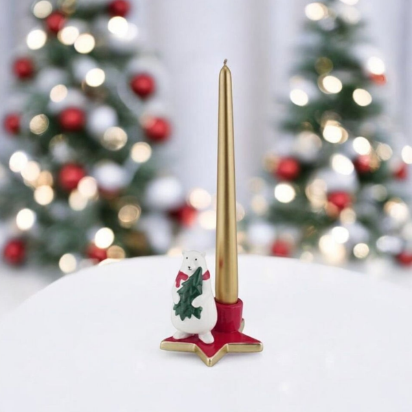 PORTACANDELA CERAMICA