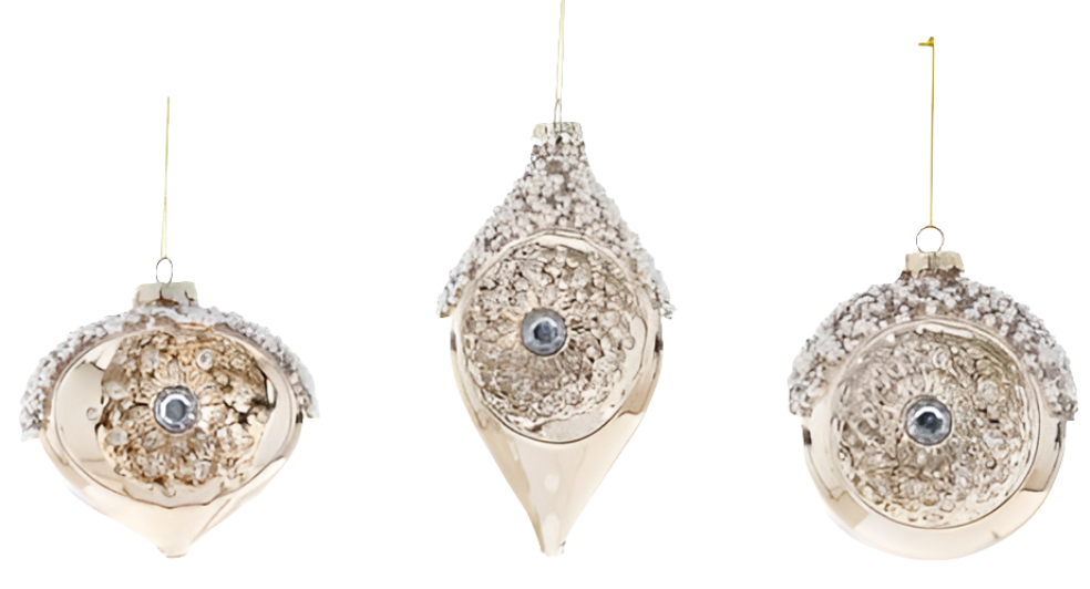 DECORAZIONE NATALIZIA IN VETRO