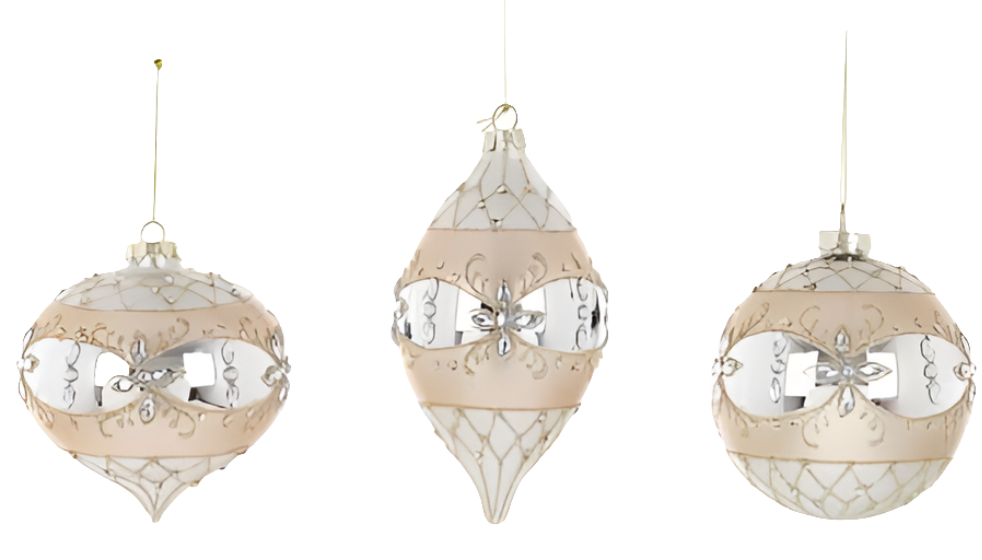 DECORAZIONE NATALIZIA IN VETRO