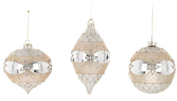 DECORAZIONE NATALIZIA IN VETRO