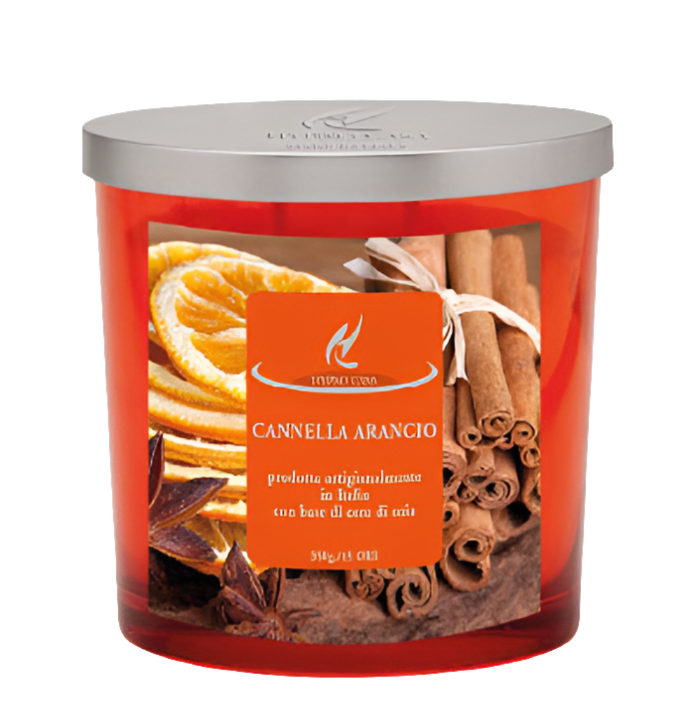 CANDELA PROFUMATA HYPNO CANNELLA E ARANCIO