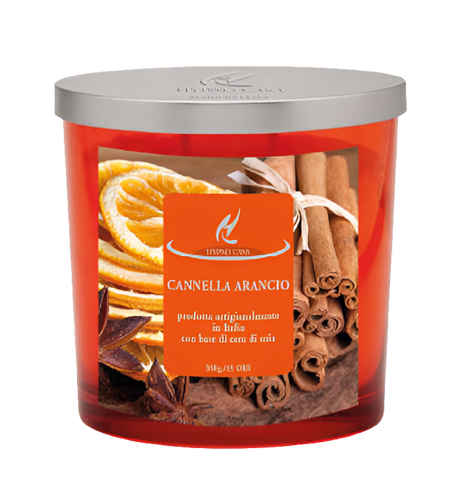 CANDELA PROFUMATA HYPNO CANNELLA E ARANCIO