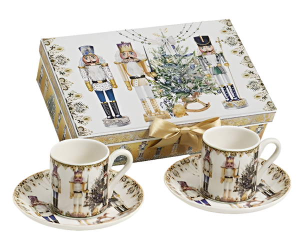 Set tazzine da caffè a tema Schiaccianoci