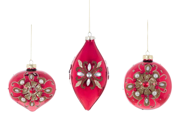 DECORAZIONE NATALIZIA IN VETRO