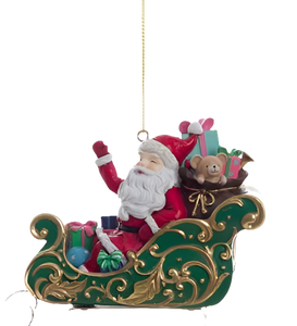 SLITTA DI BABBO NATALE DA APPENDERE