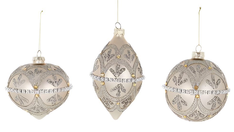 DECORAZIONE NATALIZIA IN VETRO