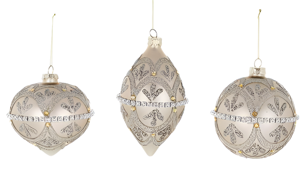 DECORAZIONE NATALIZIA IN VETRO