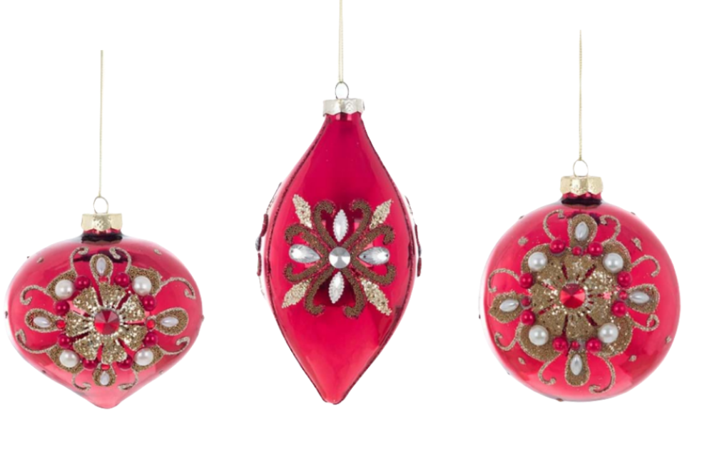 DECORAZIONE NATALIZIA IN VETRO