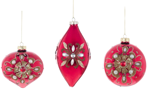 DECORAZIONE NATALIZIA IN VETRO