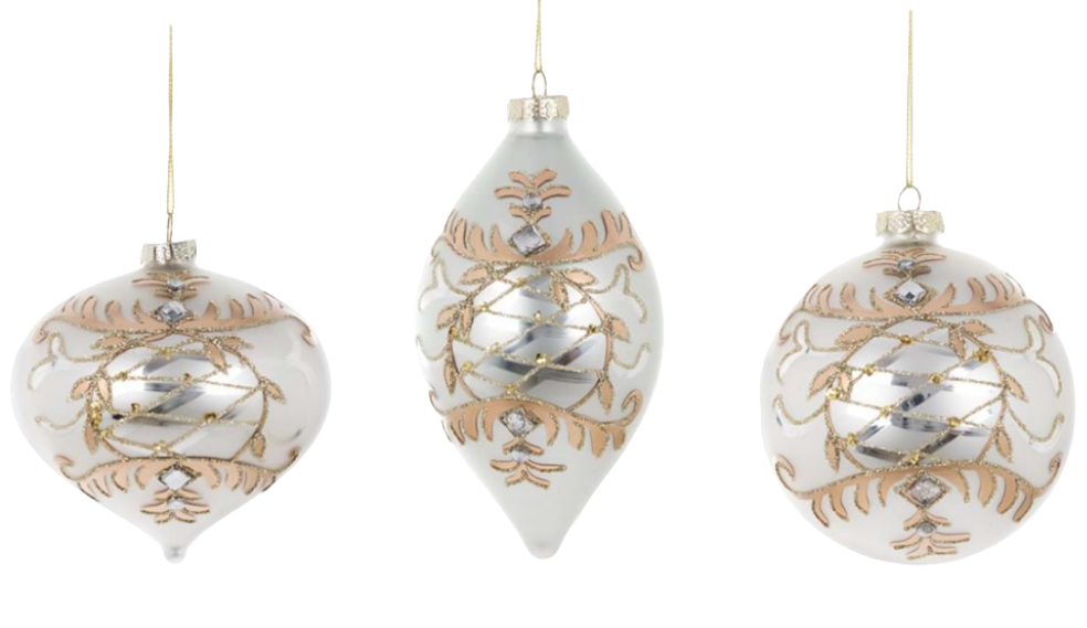 DECORAZIONE NATALIZIA IN VETRO