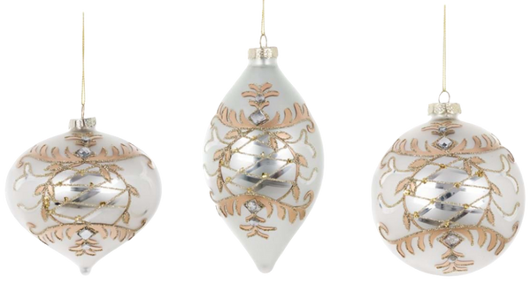 DECORAZIONE NATALIZIA IN VETRO