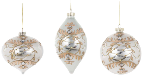 DECORAZIONE NATALIZIA IN VETRO