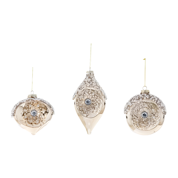 DECORAZIONE NATALIZIA IN VETRO