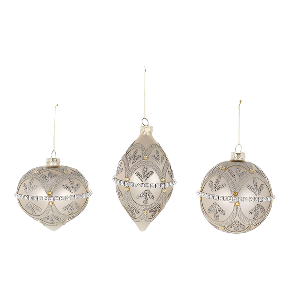 DECORAZIONE NATALIZIA IN VETRO