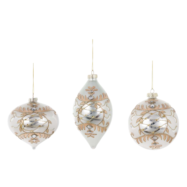 DECORAZIONE NATALIZIA IN VETRO