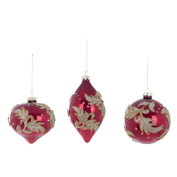 DECORAZIONE NATALIZIA IN VETRO