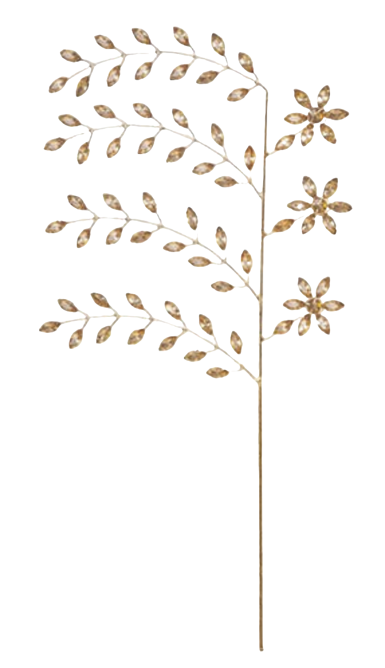 DECORAZIONE FIORE IN METALLO