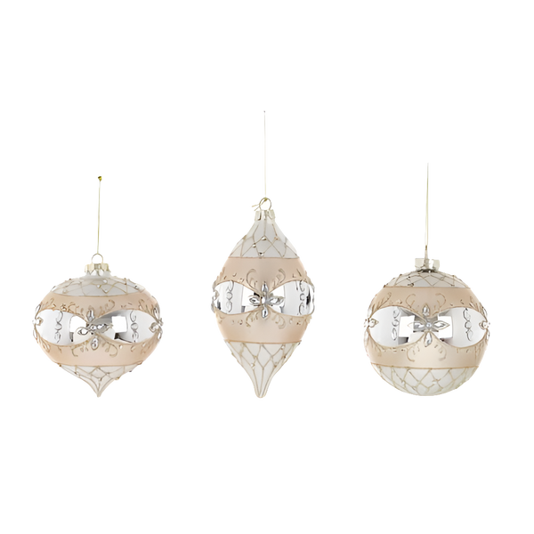 DECORAZIONE NATALIZIA IN VETRO