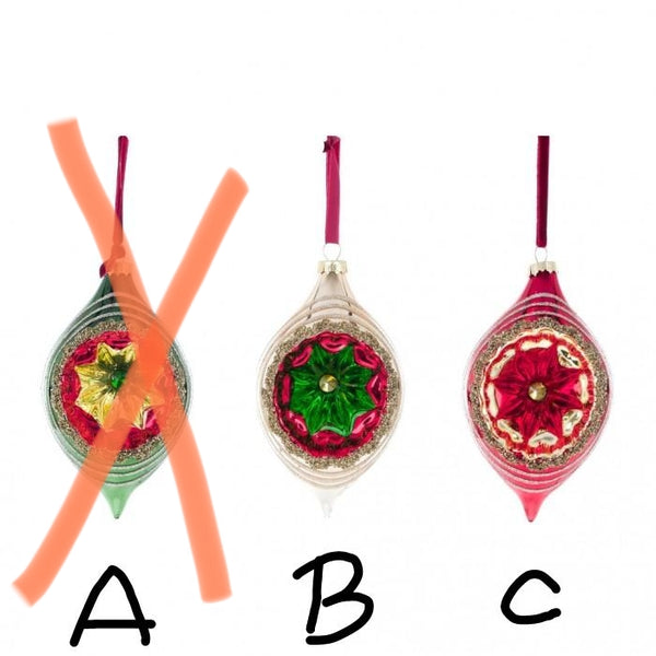 DECORAZIONI NATALIZIE IN VETRO