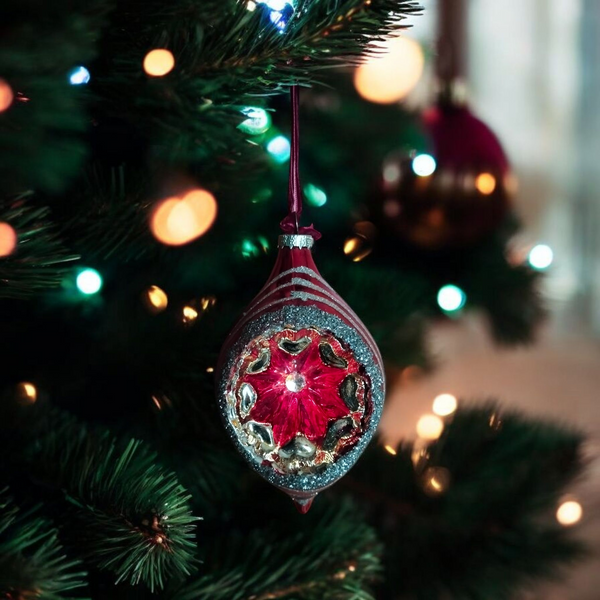 DECORAZIONI NATALIZIE IN VETRO