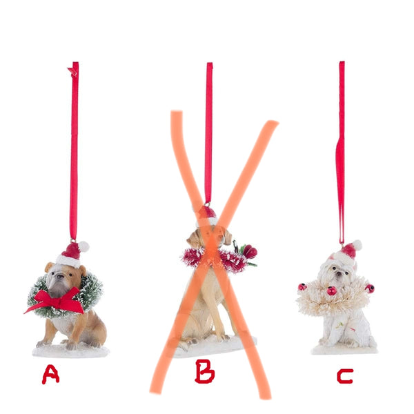 DECORAZIONE NATALIZIA CANI