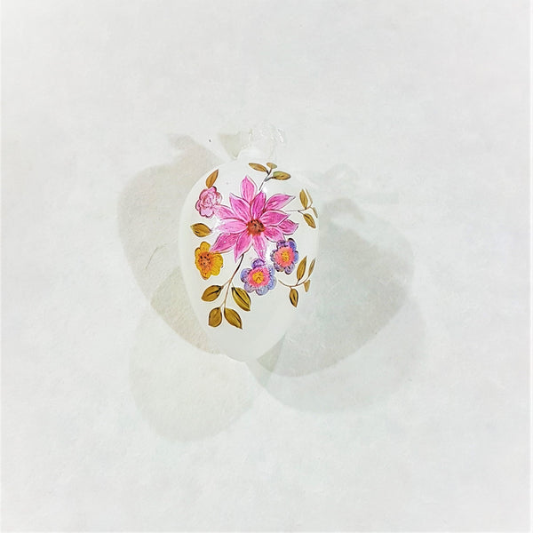 UOVO IN VETRO DECORATO