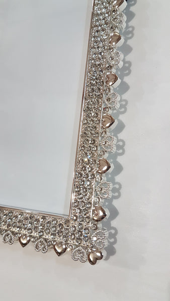 PORTAFOTO METALLO E STRASS