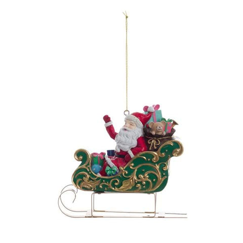 SLITTA DI BABBO NATALE DA APPENDERE